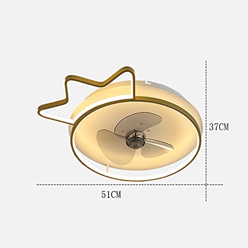 Ventilateur de plafond LED moderne avec télécommande et vitesse réglable - 8