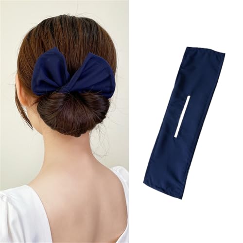 4 peças para fazer coque de cabelo, coque de cabelo flexível, penteado de coque de rosquinha, grampo