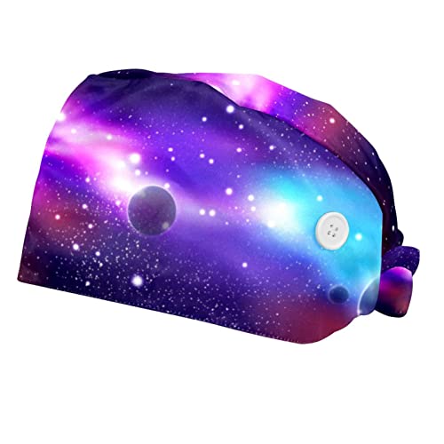 Chapeaux bouffants violet JDEZ casquettes de travail ajustables hommes femmes