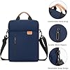 jooeer 13 Inch Laptop Sleeve Case Waterproof Polyester Shoulder Bag Compatible with 13" MacBook Air Pro M3 M2 M1, Surface Pro, Navy Blue #4