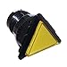 Produktbild 1x Triangle Automaten Button Gelb mit Mikrotaster & LED Licht Dreieck Drücker beleuchtet Neu Switch Yellow Joy-Button