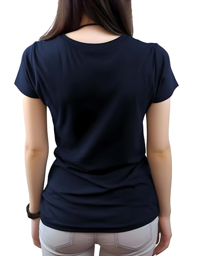 Image of XENOVAURBAN Women Cotton Printed Regular Fit T-Shirt | Stylish Round Neck Graphic Tshirt - WRN-BUTGOD1