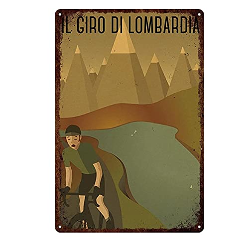 Cartel de chapa Vintage, carteles de placa de metal para ciclismo, decoración de pared para el hogar, garaje, 20x30 CM # 20 Cover