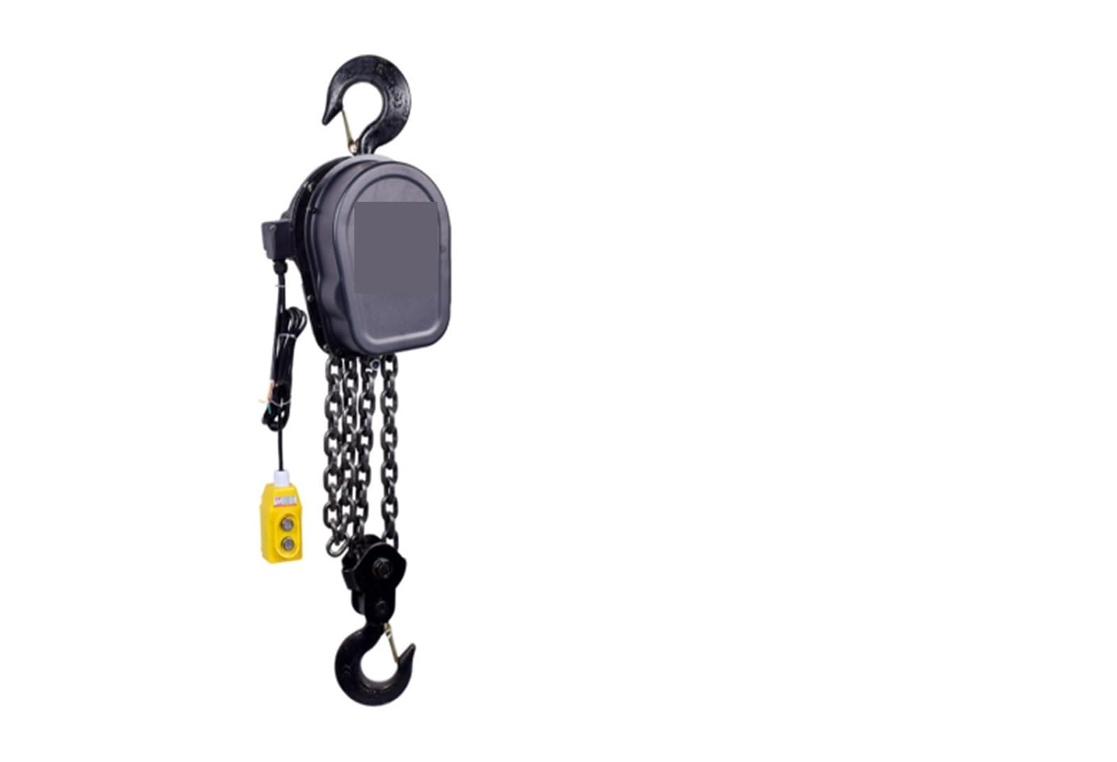 MYUYEE Trailer Winch, Electric Chain Hoist Industrial Lifting Manganese Steel Reverse Trial Safe & Convenient (3 Tons 6M 1)