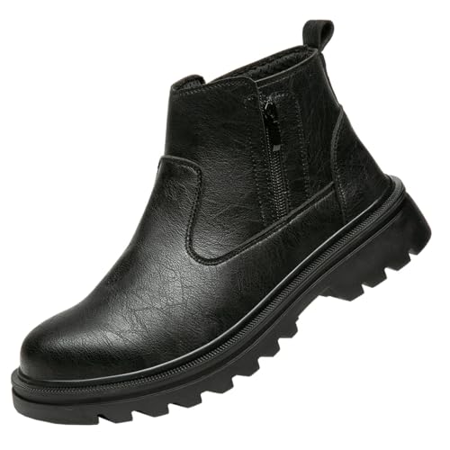 Image of Women's Steel Toe Boots Waterproof Lightweight Construction Safety Shoes | Durable, Comfortable,Puncture Resistant,Impact Resistant,Industrial Work Footwear