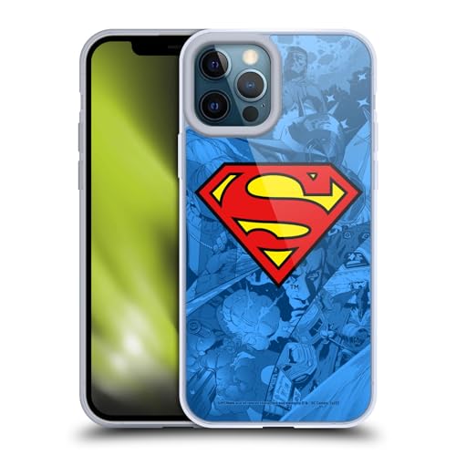 Funda iPhone 12 Pro Max Superman evita arañazos gel flexible silicona