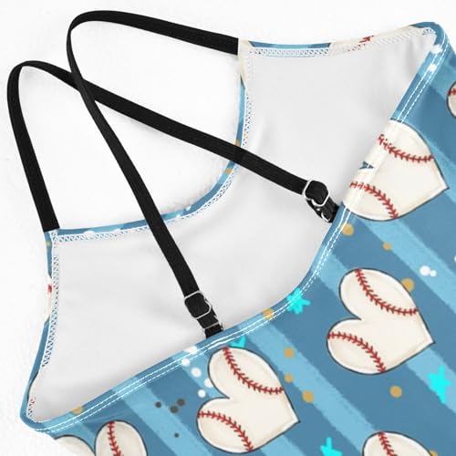 Image of Girls one Piece Swimsuit Summer UPF 50+ Quick Dry Beach Bathing Suit with Straps Swimwear 3-10 Years
