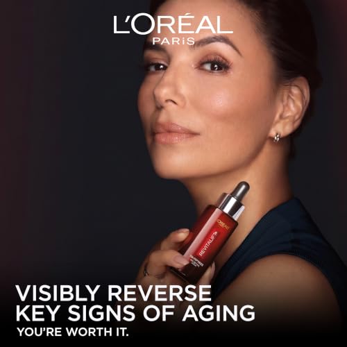 L'Oreal Paris Revitalift Triple Power Face Serum with Tri-Peptides, Hyaluronic Acid and Vitamin C, Anti Aging, Anti Wrinkle Serum to Firm and Brighten, 1 FL oz, + Sample - image 2