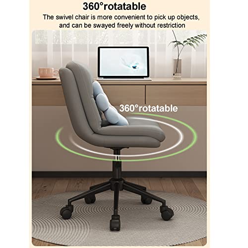 Chaise de bureau sans accoudoirs pour gagner de la place et travailler confortablement - 5