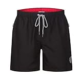 Die Shorts haben eine Netzfütterung. Das Innennetz hält alles da wo es hingehört und stört dabei nicht beim Bewegen. Lockerer und bequemer Schnitt