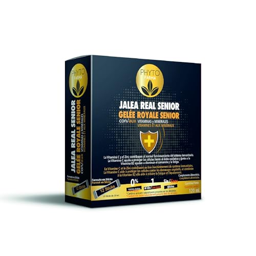 PHYTOFARMA Jalea real con ginseng + schisandra 12 sticks de 10ml - Estimula la energía y vitalidad