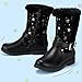 KELISI Girls Boots Winter Side Zipper Boots for Girls Fashion Cute Snow Boot Outdoor Boots Shoes