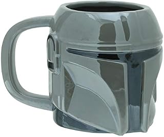 Paladone Mandalorian Helmet Oversized Ceramic Coffee Mug 650 ml, 650 milliliters