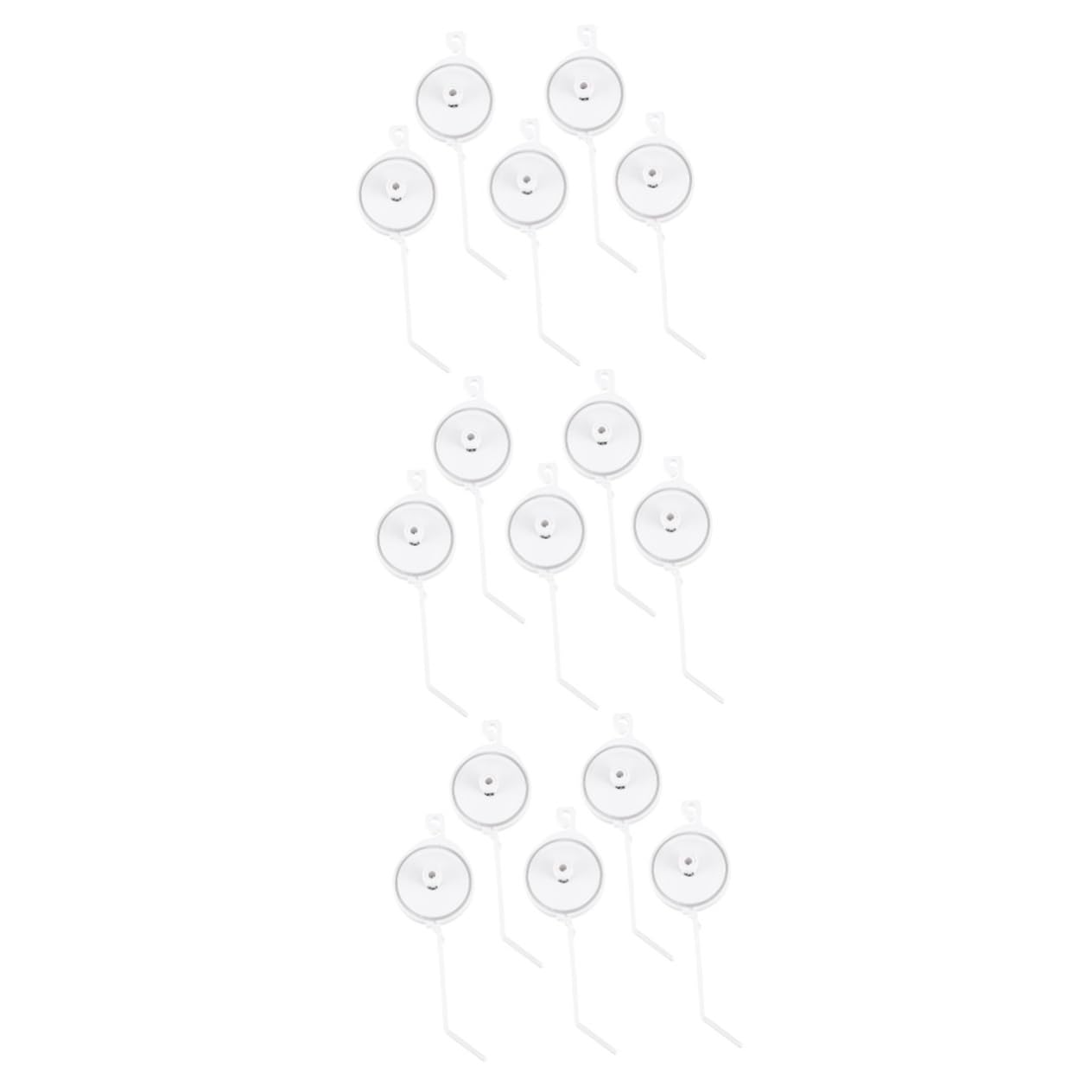 Abaodam 3 Ensembles Crochet Plantes Crochets Vert Pieu Soutien Clips De Plante De Jardin Vignes Pôle Crochet De Plante pour Magasin De Fleurs Blanche 5 Pièces * 3