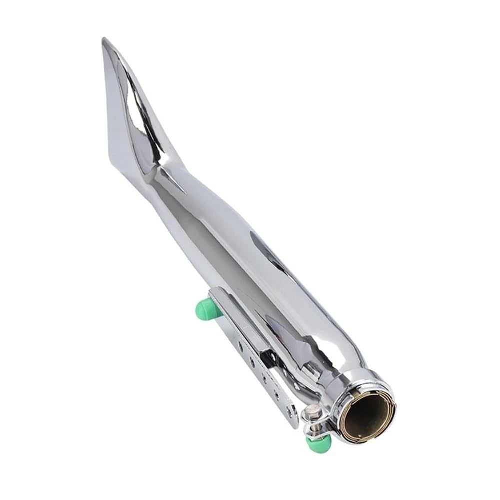 Tubo de escape universal con silenciador lateral izquierdo y derecho bobber 7