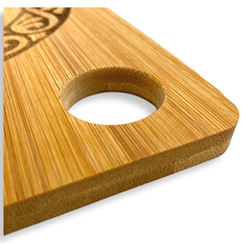 Custom Catch Personalized Cutting Board - Custom Bamboo Gift - Letter O