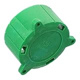 NUSITOU 13 polige Anhängerstecker Abdeckung aus Grünem Kunststoff Einfach zu Montierende Schutzkappe für Anhängerwartung und Anschlussschutz