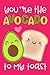 You're the Avocado to My Toast: Sketch Book with Cute Kawaii Cartoon Design – 108 Pages – Small Size Sketch Pad 6” x 9” – Drawing Notebook for Art, Doodling and Sketching