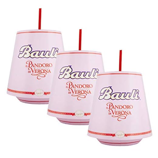 Bauli Pandoro Tradizionale 1000Gr 1kg - Multipack 3 Pezzi da 1kg - Triplo pack regalo NATALE