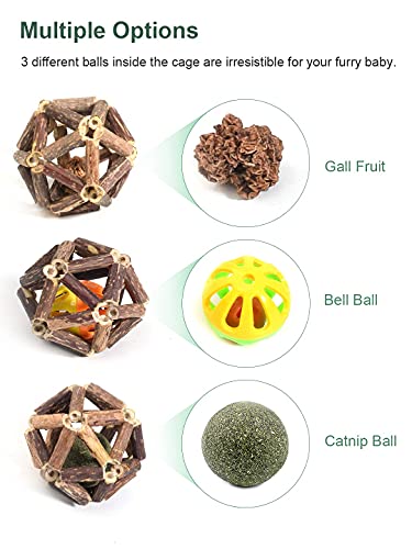 Potaroma New Flopping Fish Cat Dog Toy And 3 Pack Cat Cage Balls #TOP4