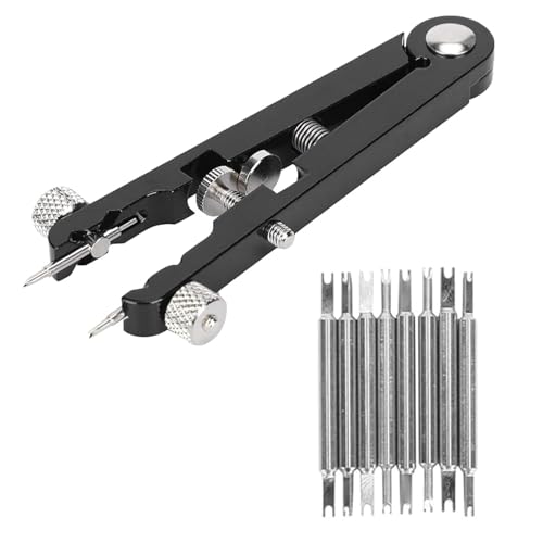 YIIWONI Barre à Ressort Pince,Outil de Démontage de Bracelet avec Goupilles,Pince pour Changer Bracelet Montre Outils Démontage,Ajustement et Remplacement de Bracelets