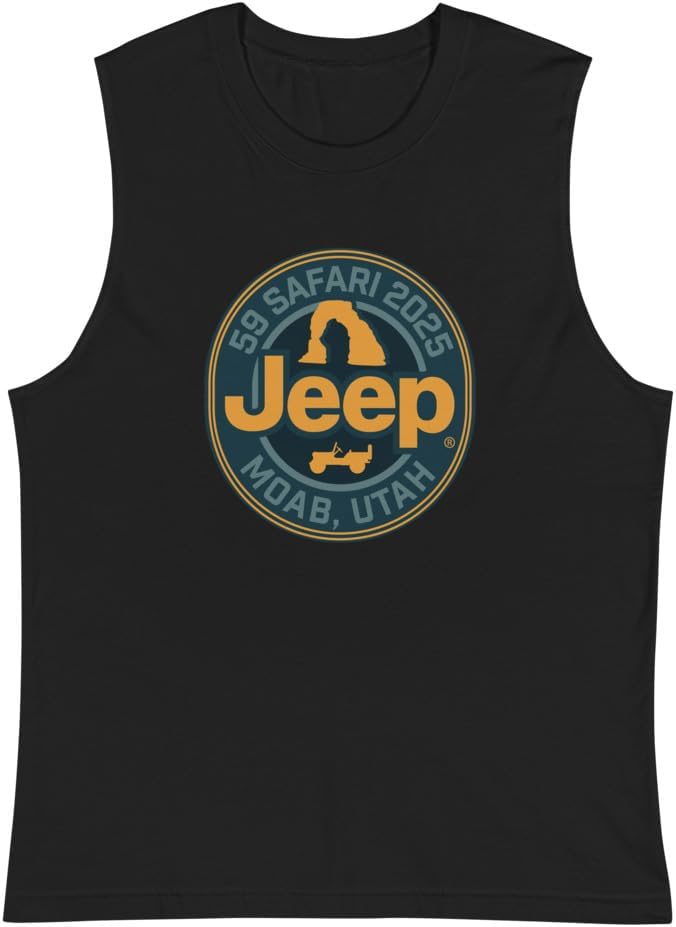 JEEP Easter Safari 2025 59th Annual Moab Utah Tank Top - Officially Licensed