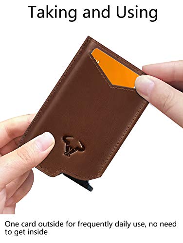 Mens Slim Wallet Card Holder,Bigant Aluminium Money Clip Wallet 8 Cards, Rfid Blocking #TOP4
