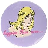 Billie Eilish Official Exclusive Happier Than Ever Button, Lilac, One Size