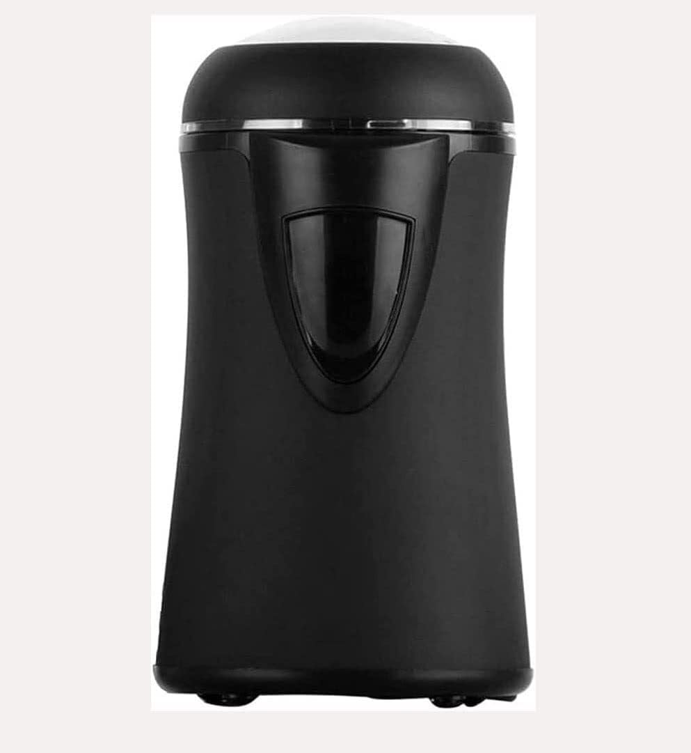 Electric Coffee Grinder, 150W Spice & Herb Grinder, 304 Stainless Steel Blade, 50g Capacity, Easy to Clean, Black