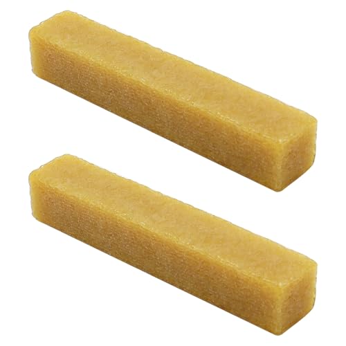 Sarini 2 Stück Schleifband-Reinigungsblöcke 150x25x25 mm zum Reinigen von Schleifbändern und Schleifscheiben - hochwertiger Naturkautschuk