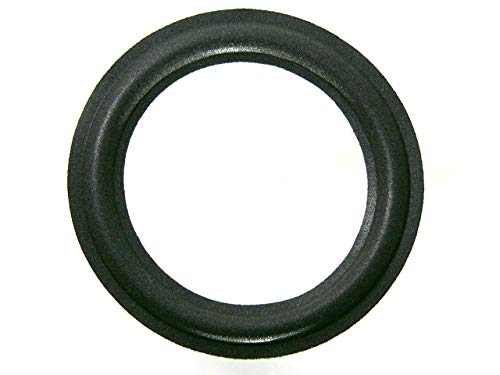スピーカー ウレタンエッジ スピーカーエッジ エッジ 5インチ・ユニット用 外径122mm ブラック スピーカー・ユニット修理交換用パーツ