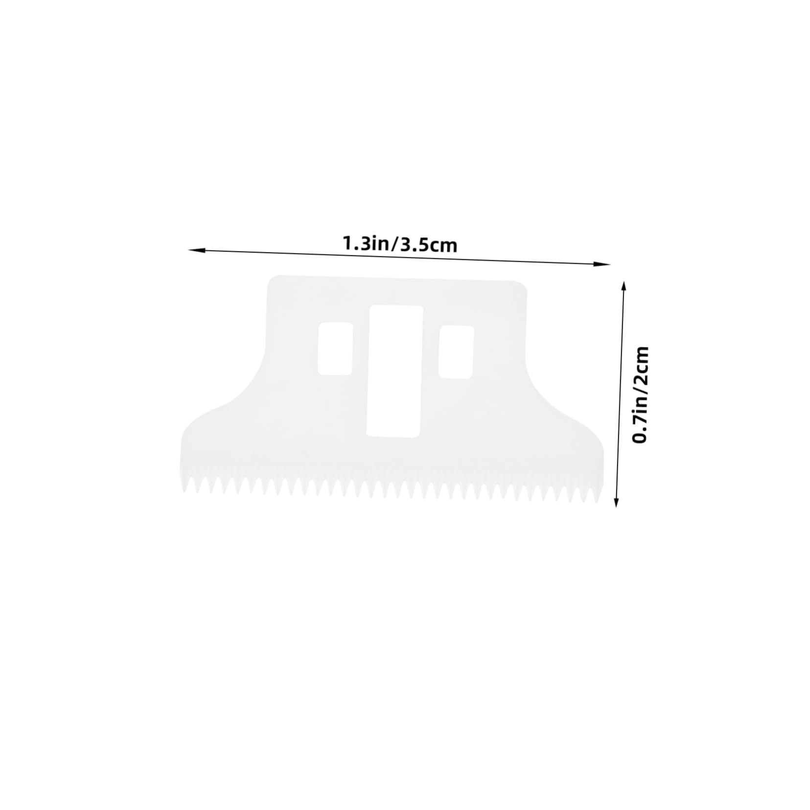 NOLITOY 2pcs Replacement Blades for Hair Clippers Durable Trimmer Blade Heads for Efficient Hair Cutting Compact and Convenient Storage