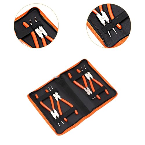 Alicates para anillos de retención juego de 4 piezas con mango de PVC 3