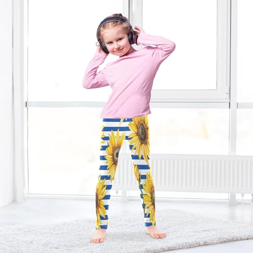 Bolaz Toddler Girls Leggings Printed Yoga Pants Leggings Many Sunflowers for Kids4