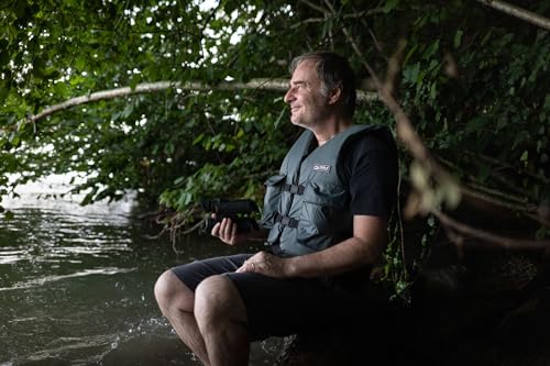 MESLE Schwimmweste Erwachsene Fisherman mit Taschen, 50N Schwimmhilfe für Herren & Damen, Angler Weste für Boot, Auftriebsweste & Prallschutzweste für Sup, Kajak