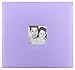MCS MBI 13.5x12.5 Inch Fashion Fabric Scrapbook Album with 12x12 Inch Pages with Photo Opening, Lilac (802517)