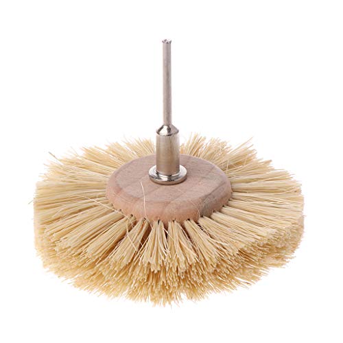 Image of 1pcs Abrasive Sisal Filament and Horse Hair Brush Polishing Grinding Buffing Wheel Woodworking for Furniture Rotary Drill Tools Power Tool Accessories