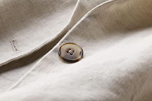 Womens Casual Solid Cotton Linen 3/4 Sleeve Short OL Work Blazer Jacket Coat4