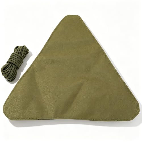 CHEOTIME Foldable Tripod Stool Seat Cloth with Parachute Cord