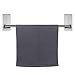 NearMoon Self Adhesive 16-Inch Bathroom Towel Bar- Brushed Nickel Stainless Steel Bath Wall Shelf Rack Hanging Towel Stick On Sticky Hanger Contemporary Style，NO Drilling
