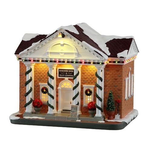 Berkshire Bank Lemax 15812 edificio iluminado navidad miniatura coleccionable 2