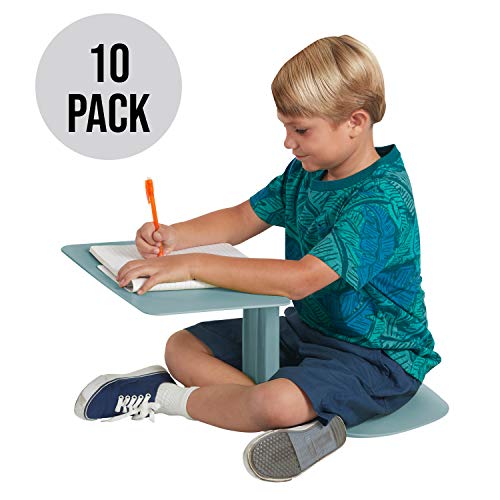 ECR4Kids The Surf Portable Lap Desk, Laptop Stand, Writing Table, Kids’ Travel-Friendly Tray