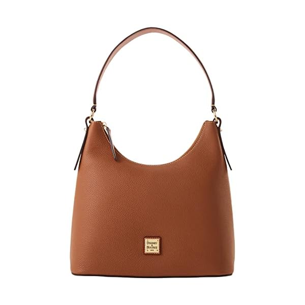 Dooney & Bourke Women’s Hobo Bag in Pebble Grain Leather, Large Handbag with Single Shoulder Strap
