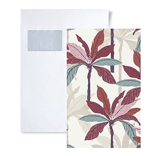 1 ÉCHANTILLON S-375304-GU Profhome Papier peint jungle palmiers | ÉCHANTILLON de Papier peint au format A4 Cover