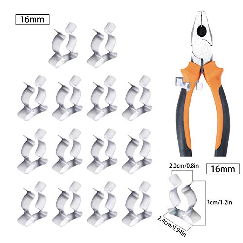 Terry primavera herramienta CLIPS pack de 10 (16mm)