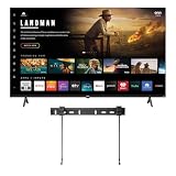 ONN Smart TV 55' Powered by VIZIO Technology Class 4K UHD, Bluetooth, DTS:X and DTS:Virtual X, 60Hz Refresh Rate, Dolby Vision HDR, Smart Home + Free WallMount - 55S4V1 (Renewed)