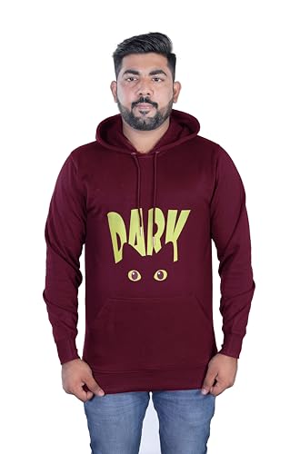Image of Men's Printed Fleece Hooded Sweatshirt