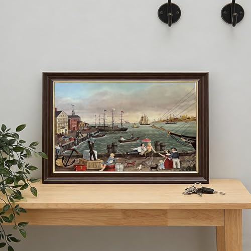 Impression sur toile WCYB Dockside Martha Cahoon pour décorer un petit mur