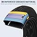 GarveeTech 2-Pack Trailer Tire On Rim ST205/75D15 Trailer Tires and Wheels 5 Lug on 4.5 in PCD Trailer Tires with 15 in Rims Load Range C 6PR Black
