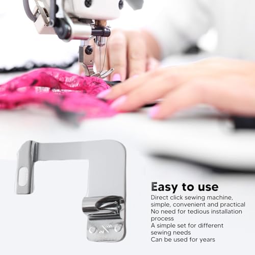 Set de pies para dobladillo enrollado para máquina de coser miniatura 5